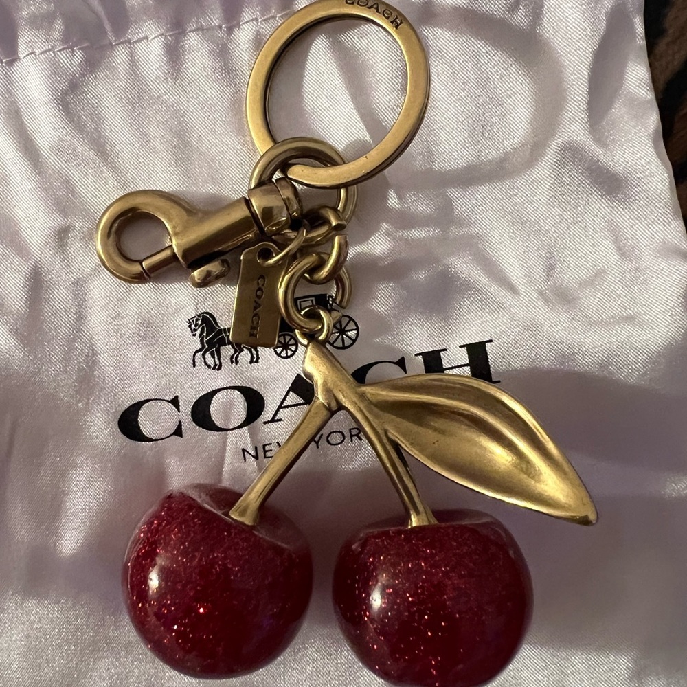 Coach Cherry Bag Charm